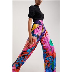 Pantalón palazzo flores