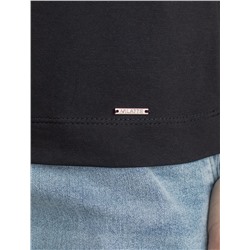 Топ из премиального хлопка с эластаном