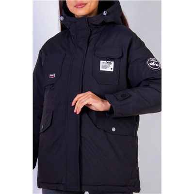 Парка с капюшоном Евро-зима, демисезон арт.82228