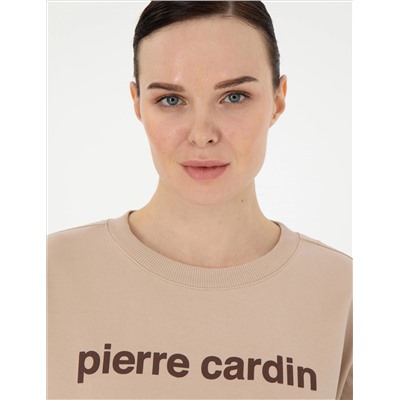 Bej Oversize Sweatshirt