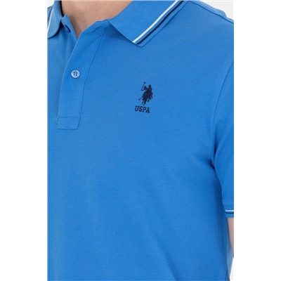 Erkek Saks Basic Polo Yaka Tişört