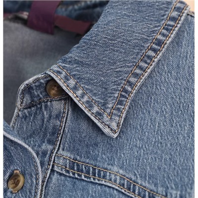 Женская джинсовая рубашка