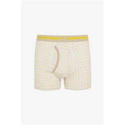 Penti Erkek Pamuklu Yellow Stripe Çok Renkli 3lü Boxer Külot