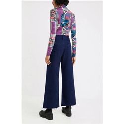 Vaquero culotte cropped