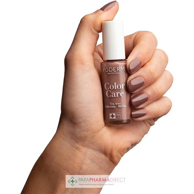 Poderm Vernis Tea Tree Color Care Taupe n°141 8ml