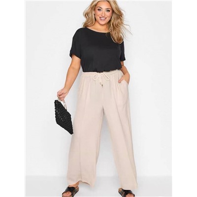 Женские легкие свободные брюки Plus Size