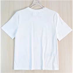 Женская хлопковая футболка  МАНГ*О