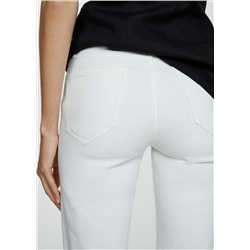 Jeans flare tiro medio