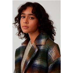 Abrigo Azul noche y verde