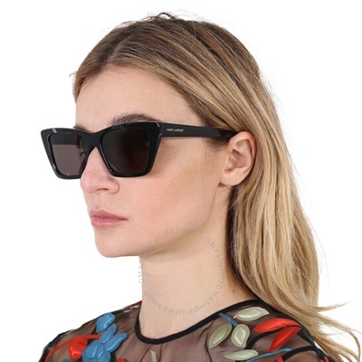 Saint Laurent  Grey Cat Eye Ladies Sunglasses