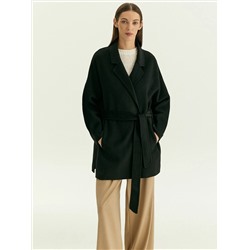 Полупальто-халат из шерсти, R136/agato