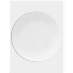 Тарелка обеденная, 27,5 см, фарфор P, белая, White Basics