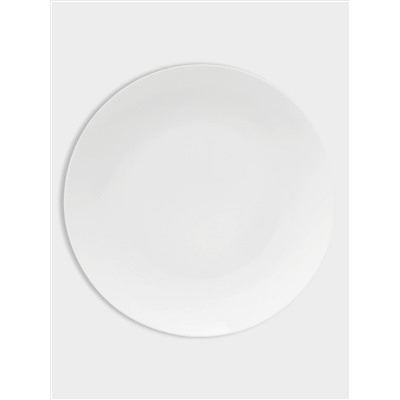 Тарелка обеденная, 27,5 см, фарфор P, белая, White Basics