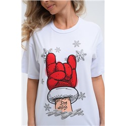 8531 Футболка женская оверсайз