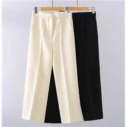 Женские прямые брюки с высокой талией