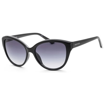 Calvin Klein  Women's Black Cat-Eye Sunglasses