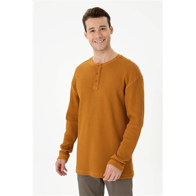 Erkek Coconut Bisiklet Yaka Comfort Sweatshirt