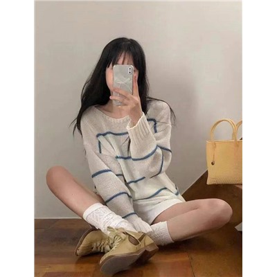 Свитер с рельефной вязкой   Moo*n & Madiso*n