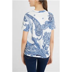 Camiseta manga corta paisley