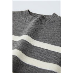 STRIPED KNIT SWEATER