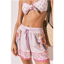 Pantalón corto  estampado multicolor