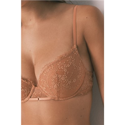 Sujetador push up GORGEOUS encaje naranja