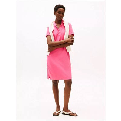 Regular Fit Stretch-Cotton Polo Dress