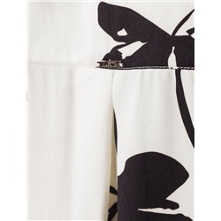 Блузка из вискозы с принтом