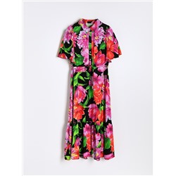 EcoVero™ Gemusterte Bluse