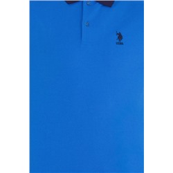 Erkek Saks Polo Yaka Tişört