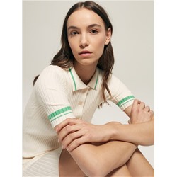 Kleid mit Polokragen