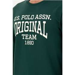 Erkek Koyu Yeşil Sweatshirt