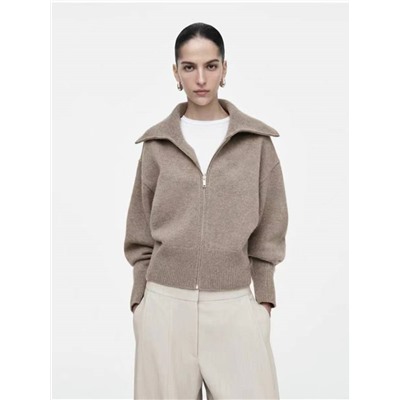 Женский свитер на молнии  КО*С