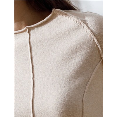 Джемпер тонкой вязки из хлопка с нейлоном