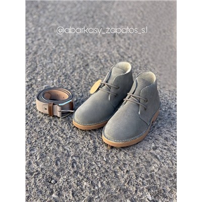 АB.Z. 3612/2 Gris С ДВОЙНЫМИ ШНУРКАМИ+Ab.Zapatos Pelle cinturon (140) Perla АКЦИЯ