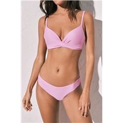 Braga bikini clásica rosa