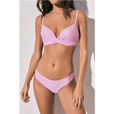 Braga bikini clásica rosa