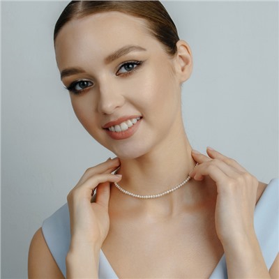 Бусы серебро 01406S1D4.40