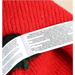 Жилет-свитер контрастного цвета в рождественском стиле