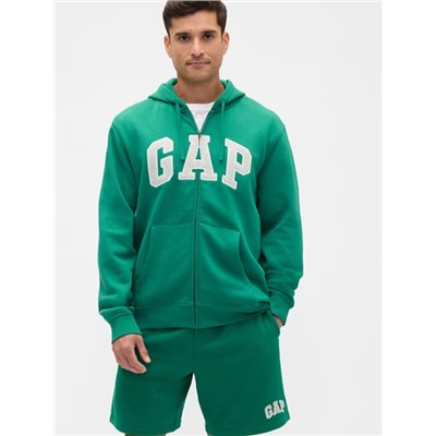 Adult Relaxed Gap Logo Zip Hoodie