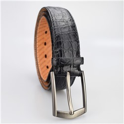Ремень из кожи крокодила 35 мм