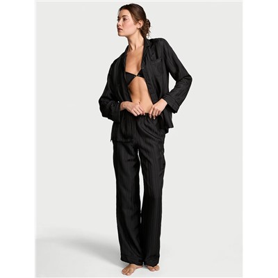 Victoria's Secret Glazed Satin Long Pajama Set