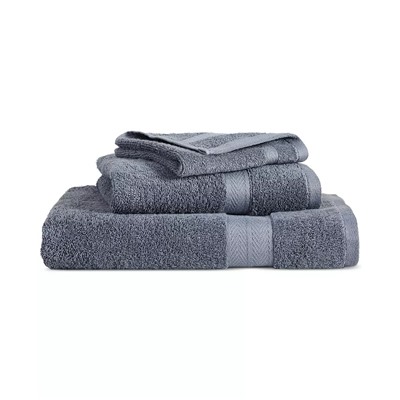TOMMY HILFIGER Modern American Solid Cotton Bath Towel, 30" x 54"
