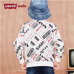Le*vi's, свитер с круглым вырезом с буквенным принтом