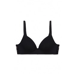 Sujetador triangular modal y encaje negro CHARMING