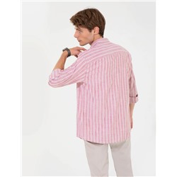 Gül Kurusu Slim Fit Uzun Kollu Gömlek