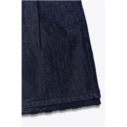 1975 LACE DENIM BERMUDA SHORTS