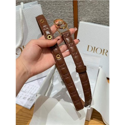 Женский кожаный ремень со стразами   DIO*R  Montaign*e Juli*e