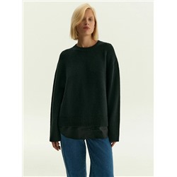 Джемпер из вискозного трикотажа с добавлением шерсти, B3234/inverta