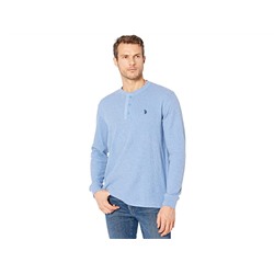 U.S. POLO ASSN. Long Sleeve Solid Thermal Henley
